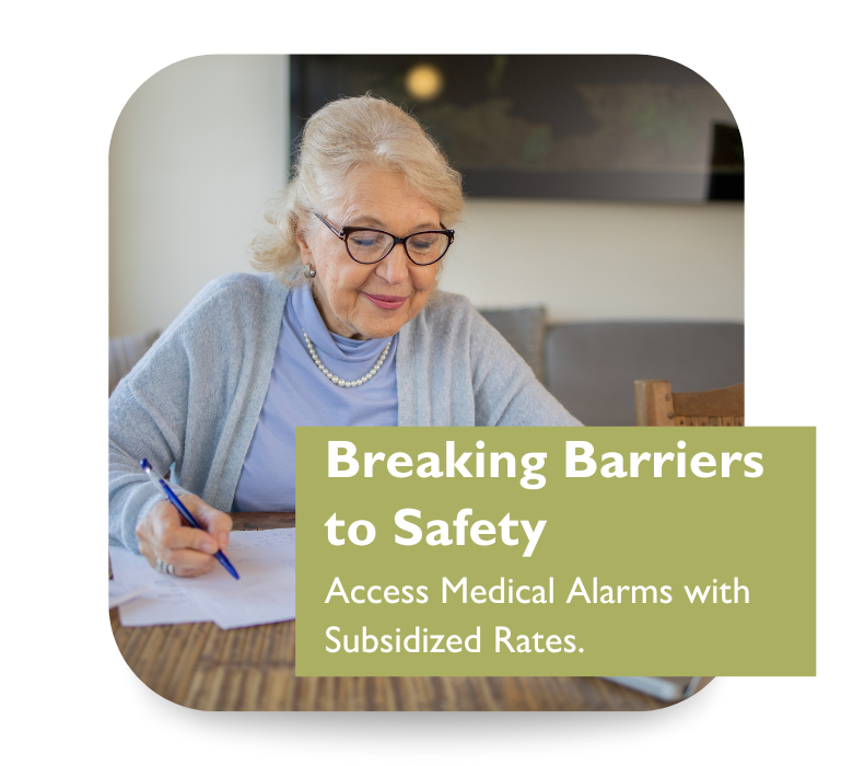 Access Medical Alarms with Subsidized Rates Banner